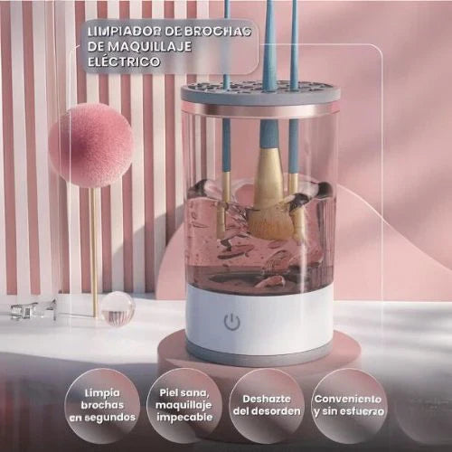 Limpiador automático para Brochas de Maquillaje 🖌️✨