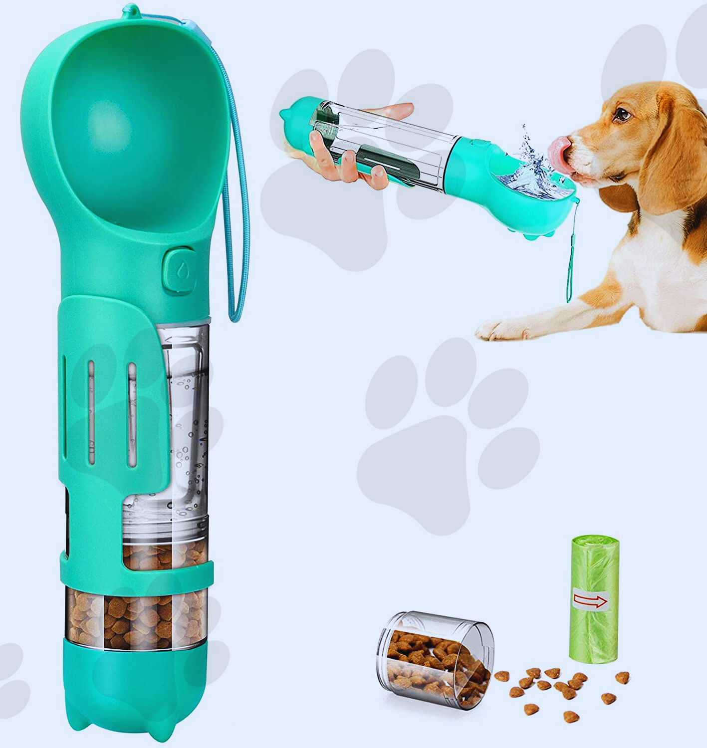 BOTELLA MULTIFUNCIONAL PARA MASCOTAS 🐾