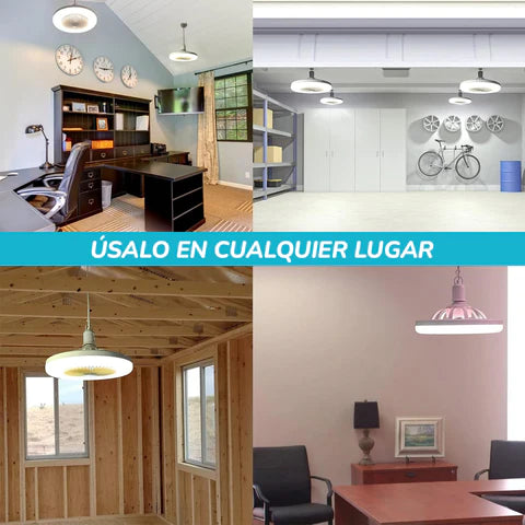 VENTILADOR CON LUZ LED INTEGRADA 🌬️💡